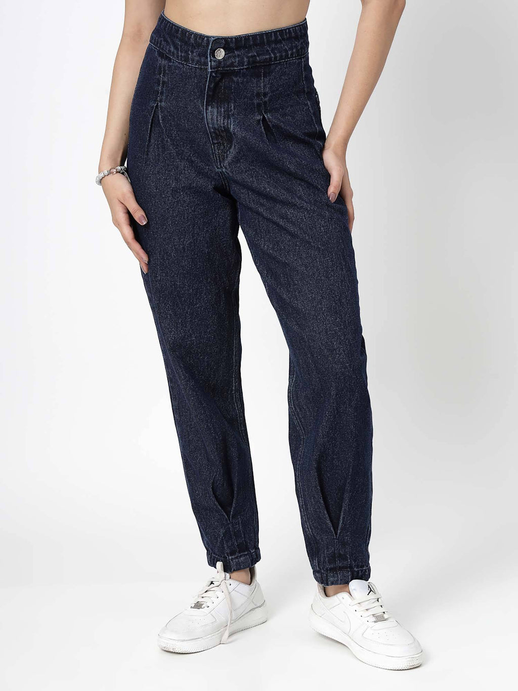 Balloon Bottom Navy Blue Jeans | RF89 - view 1
