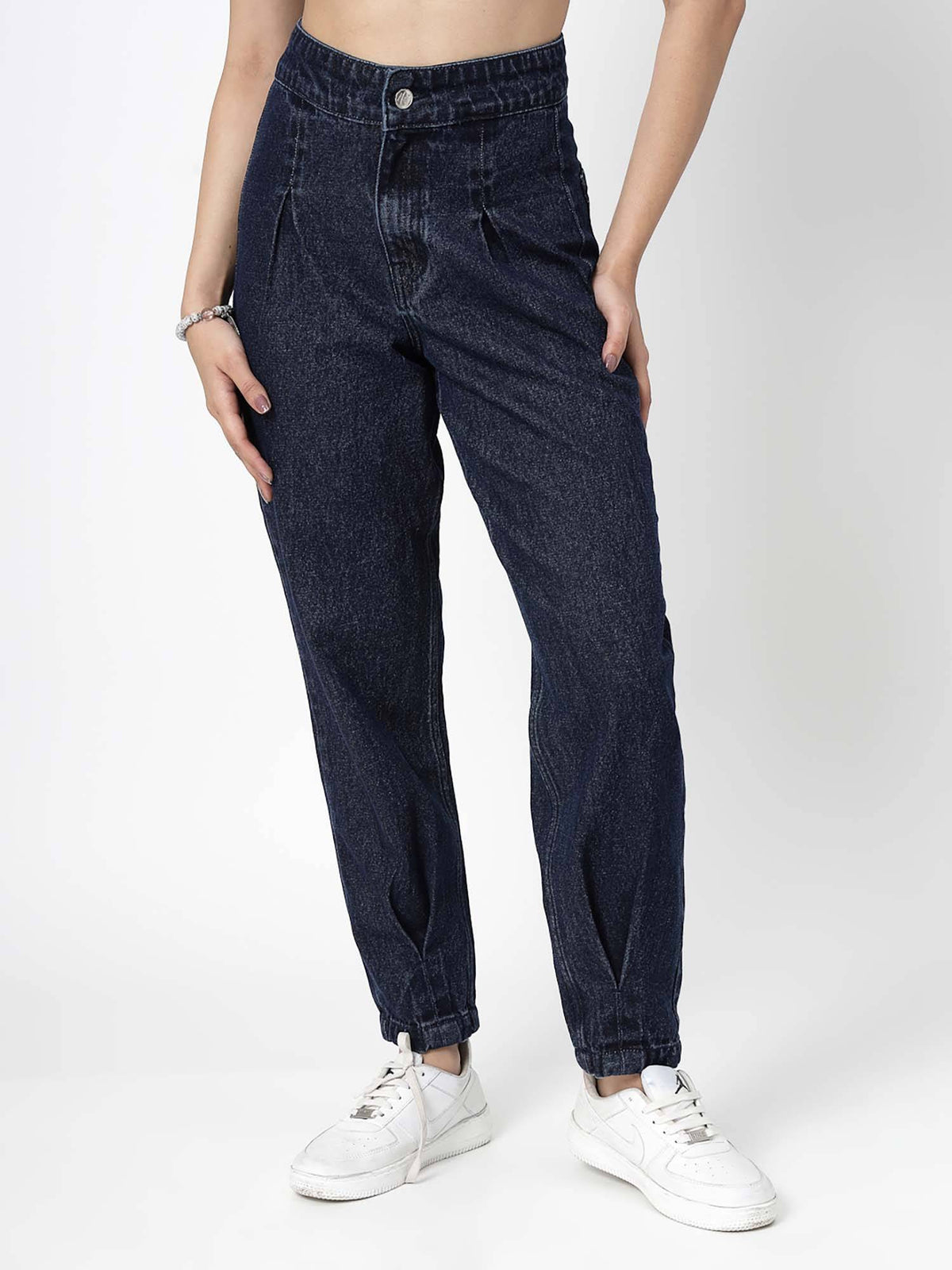 Balloon Bottom Navy Blue Jeans | RF89 - view 1