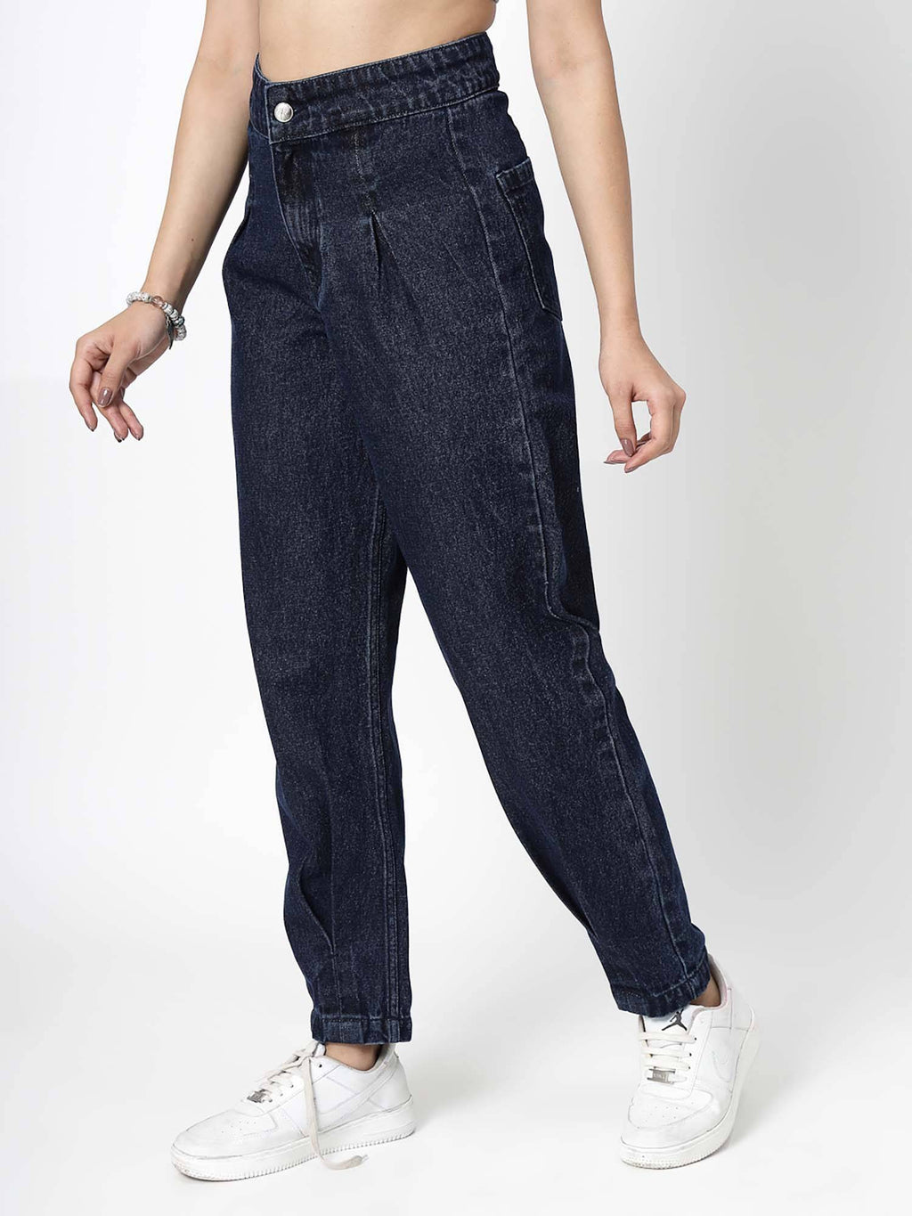 Balloon Bottom Navy Blue Jeans | RF89 - view 3