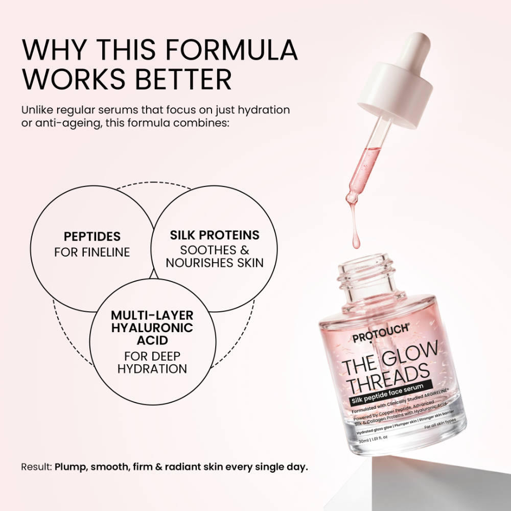 The Glow Threads Silk Peptide Face Serum | Z8 - view 10