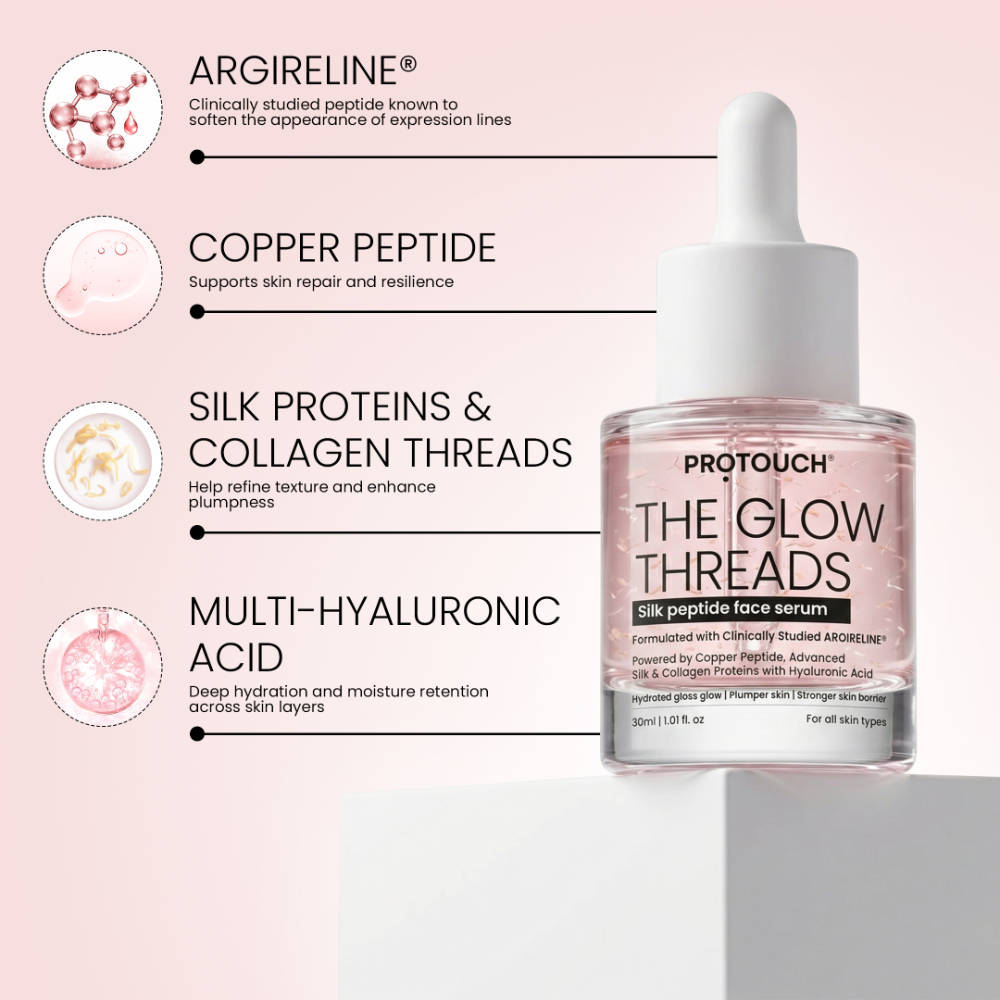 The Glow Threads Silk Peptide Face Serum | Z8 - view 3