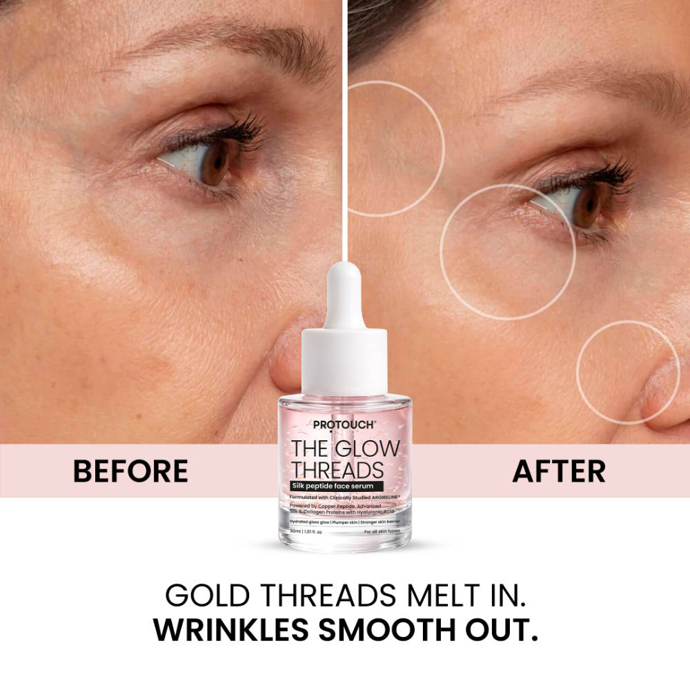 The Glow Threads Silk Peptide Face Serum | Z8 - view 4