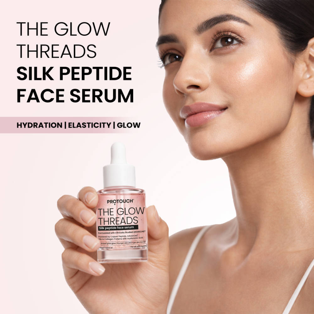The Glow Threads Silk Peptide Face Serum | Z8 - view 6