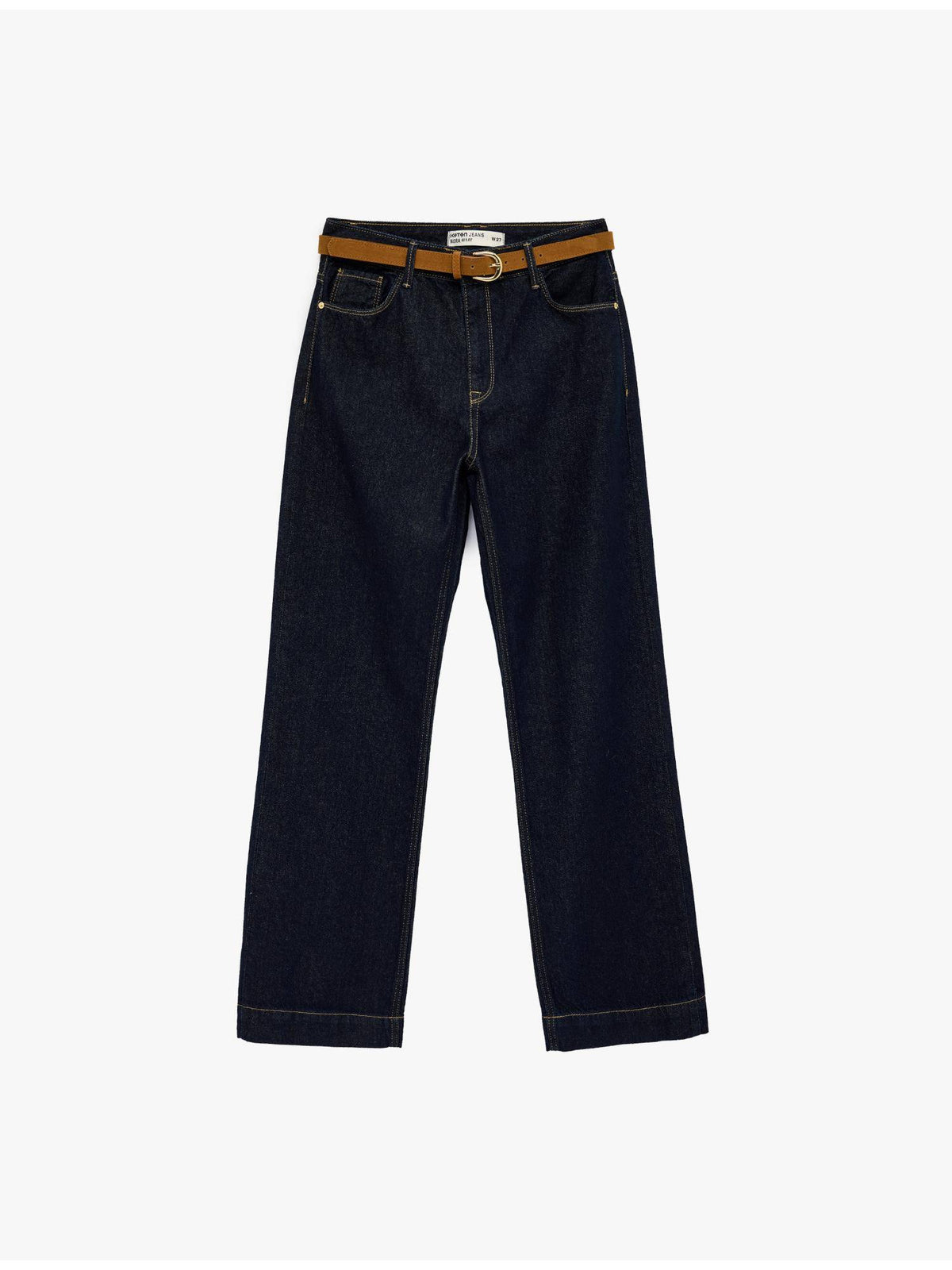 Womens Navy Blue Straight Jeans | ST23 - view 1