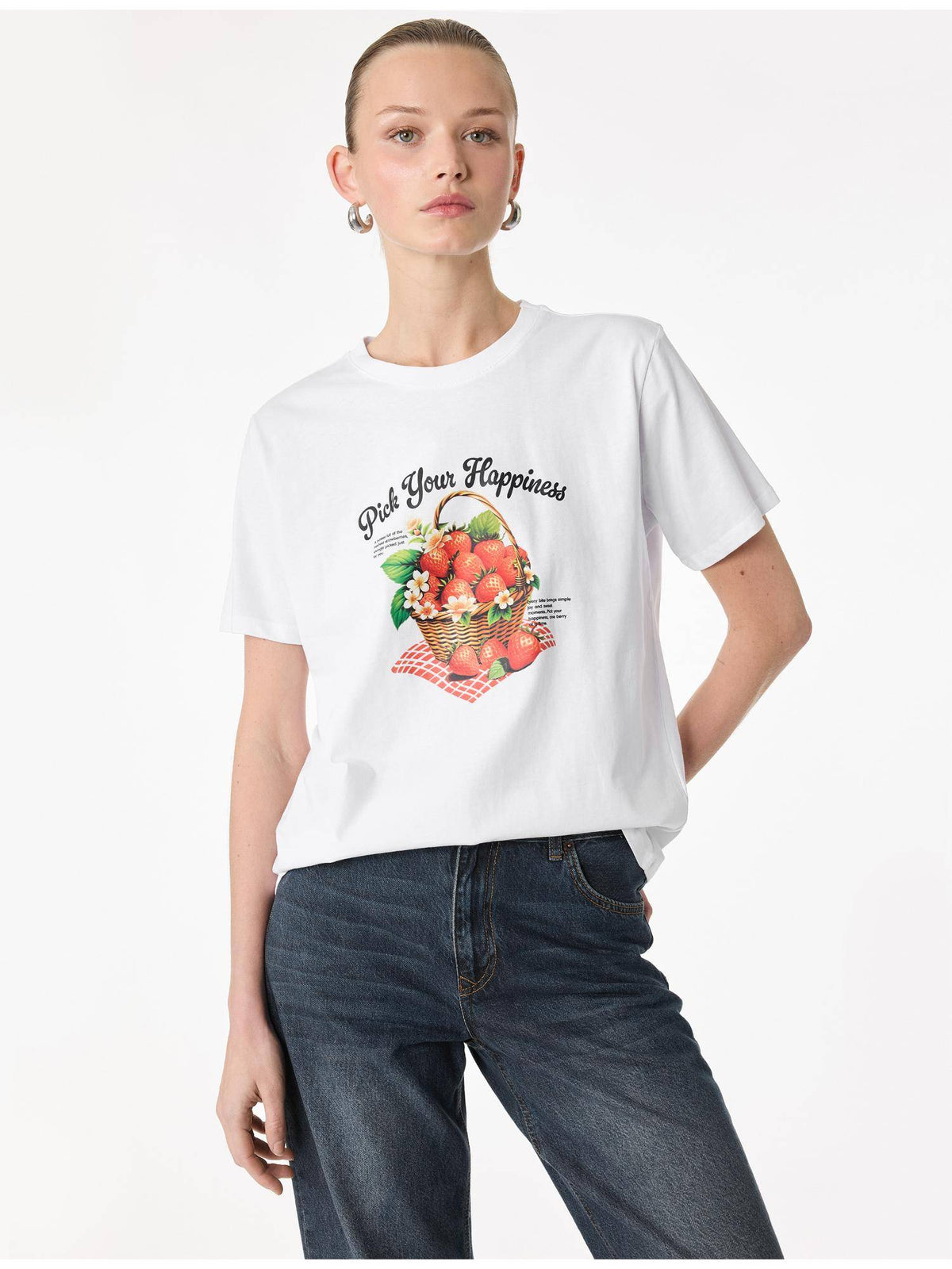 Womens Pink Printed T-Shirt | TS56 - view 7