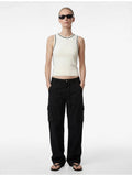 Womens White Knitted Tank Top | TT98 - view 1
