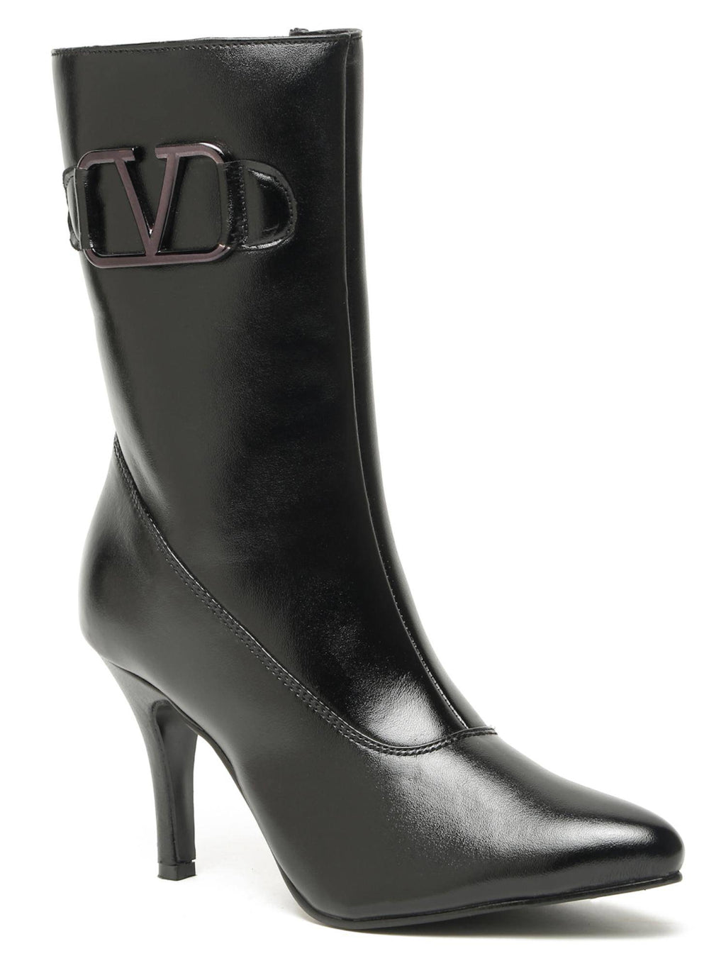 Women Black Casual Boots | BT61 - view 2