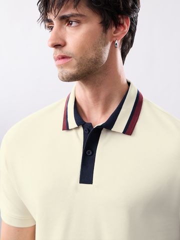 Buy Premium Polo: Tofu white Classic Polos Online P09