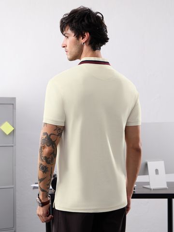Buy Premium Polo: Tofu white Classic Polos Online P09