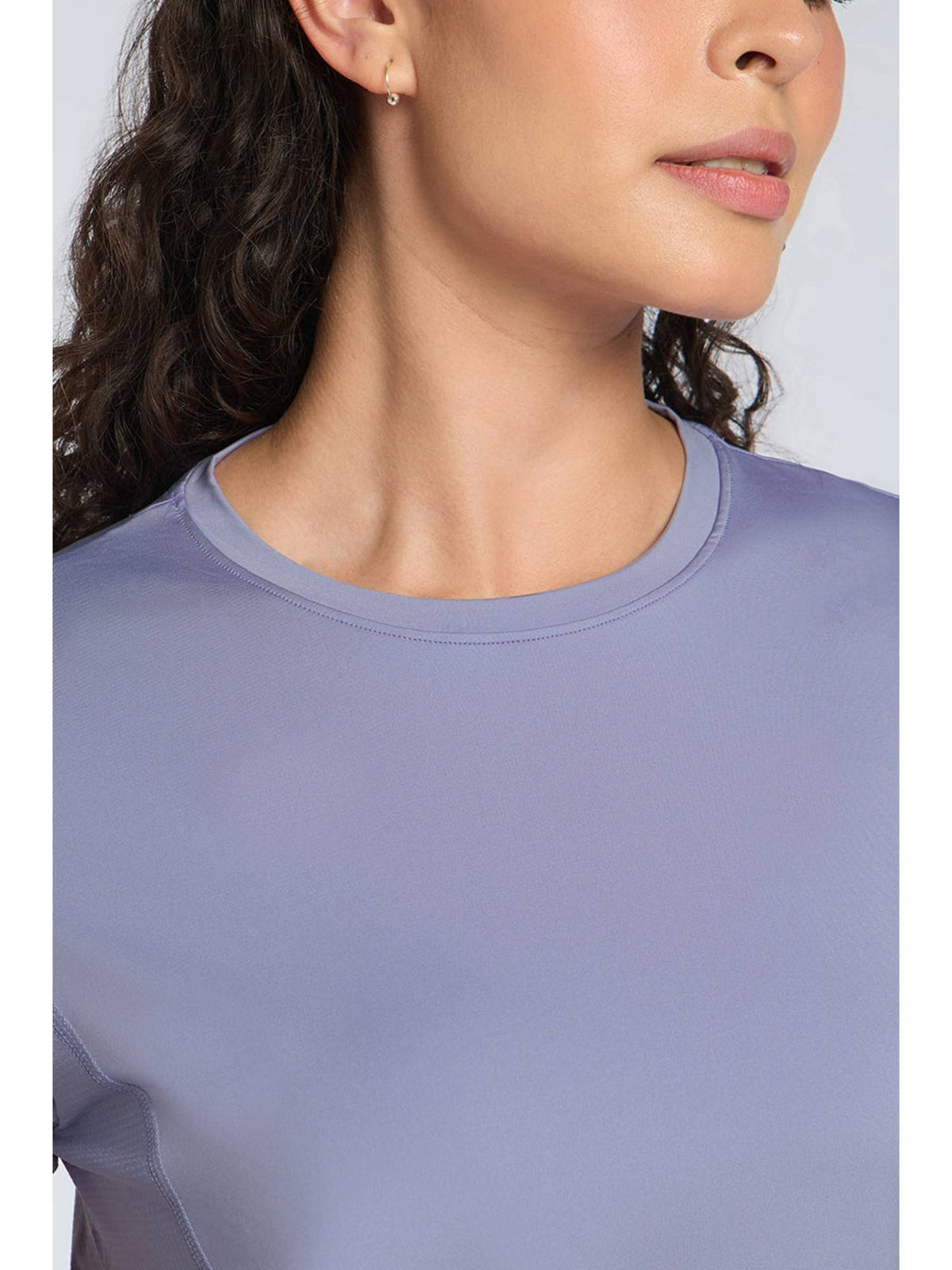 Women Persian Lavender Flaunt Workout T-Shirt | TT89 - view 4