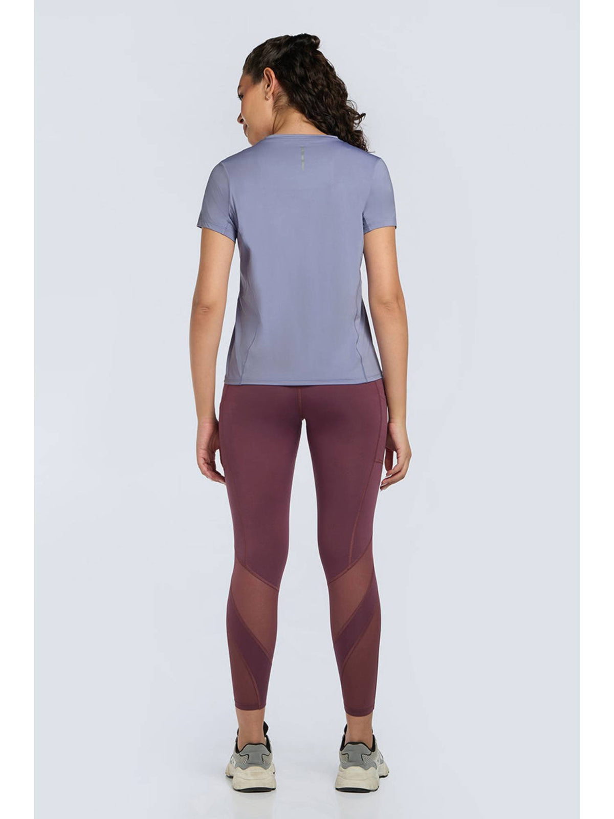 Women Persian Lavender Flaunt Workout T-Shirt | TT89 - view 5