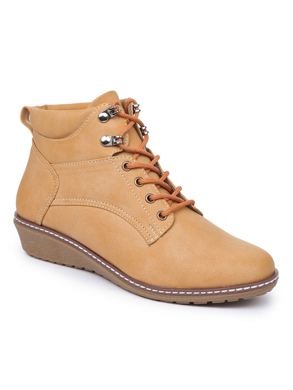 Solid Brown Casual Boots | BT61 - view 5