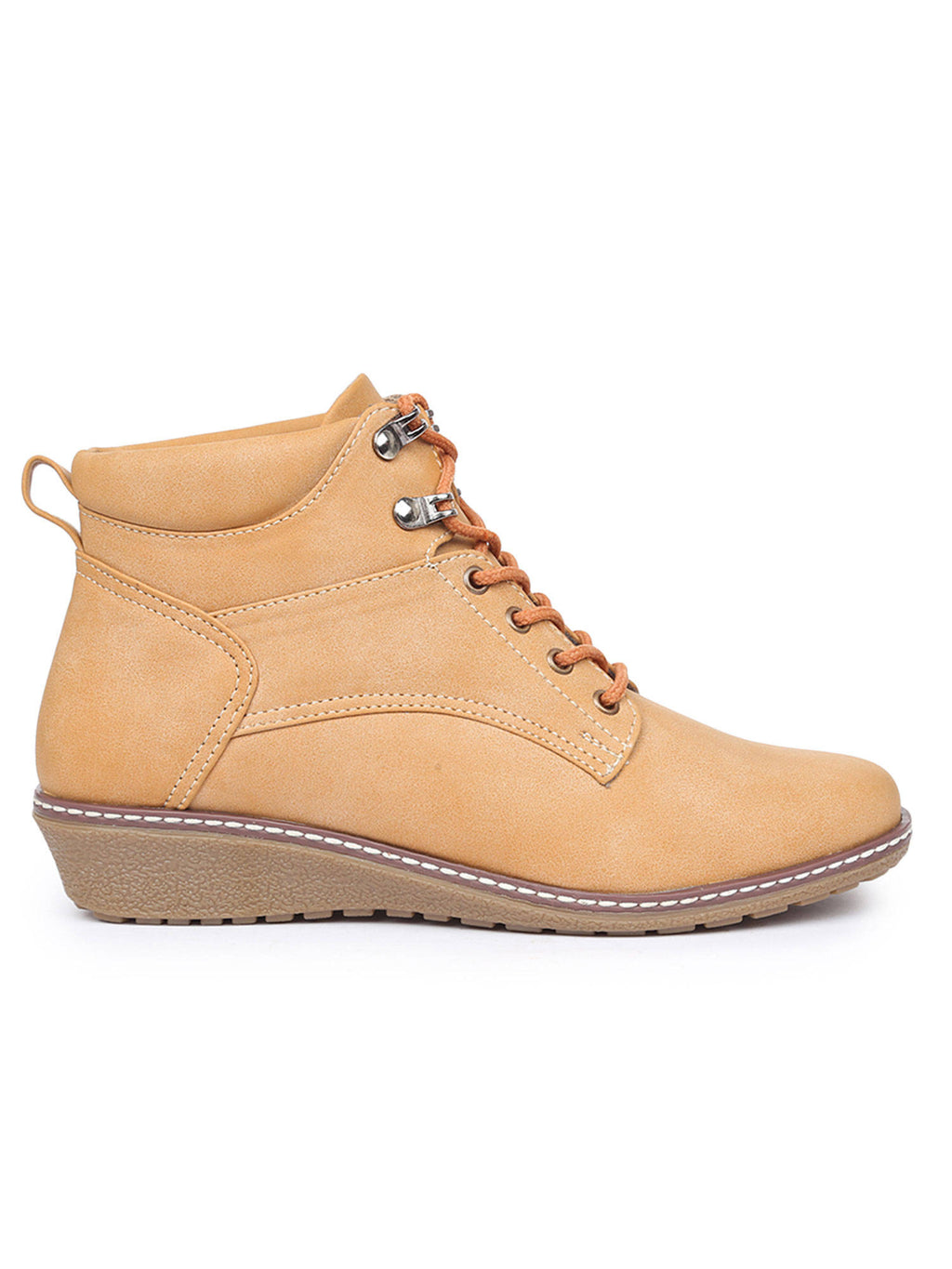 Solid Brown Casual Boots | BT61 - view 6