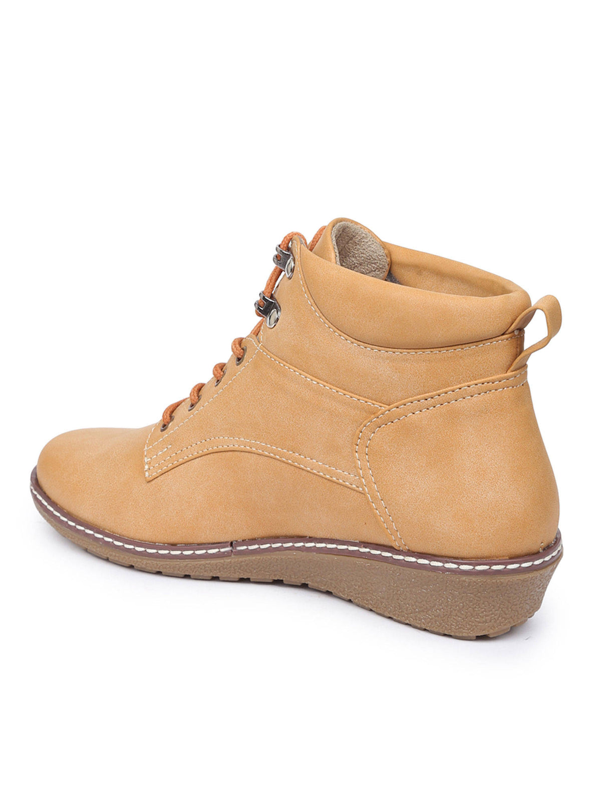 Solid Brown Casual Boots | BT61 - view 7