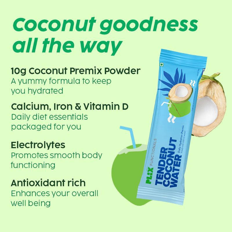 Tender Coconut Water Premix Powder for an Instant Energy fix, Daily Hydration & Healthy Skin | PL1 - view 5