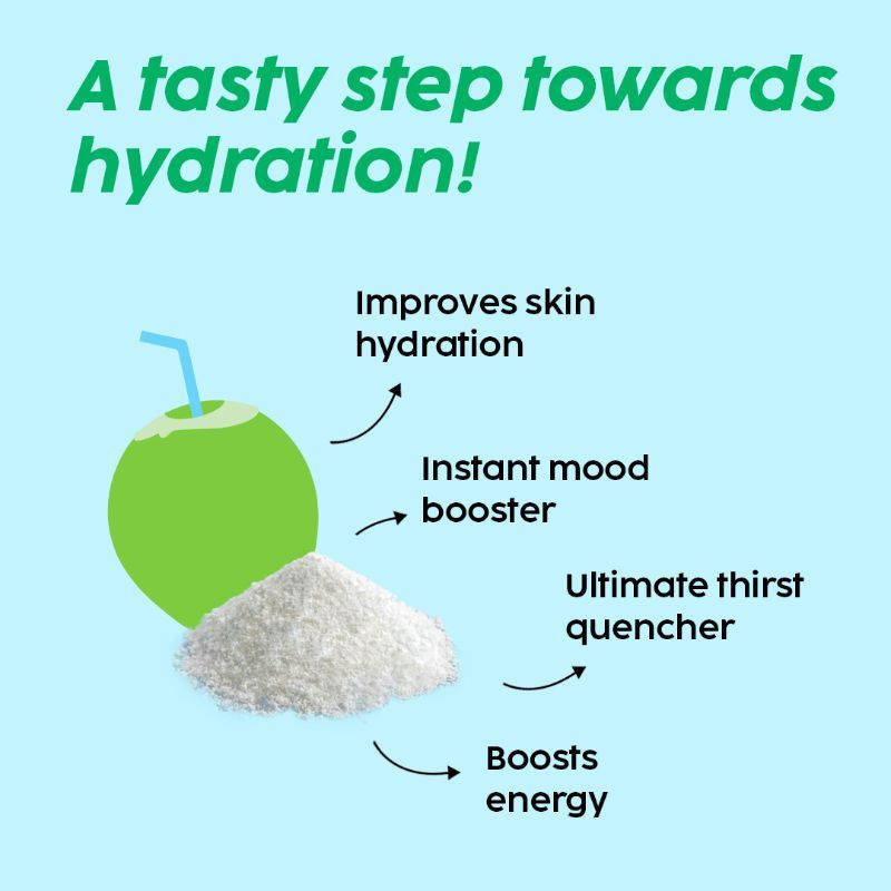 Tender Coconut Water Premix Powder for an Instant Energy fix, Daily Hydration & Healthy Skin | PL1 - view 6