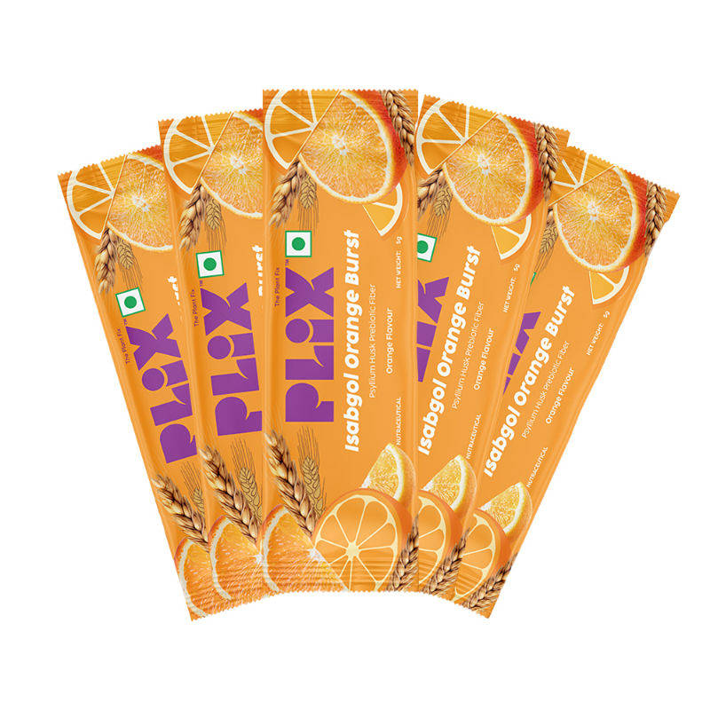 Isabgol Orange Burst Sachet Powder (Pack Of 30) | PL1 - view 8