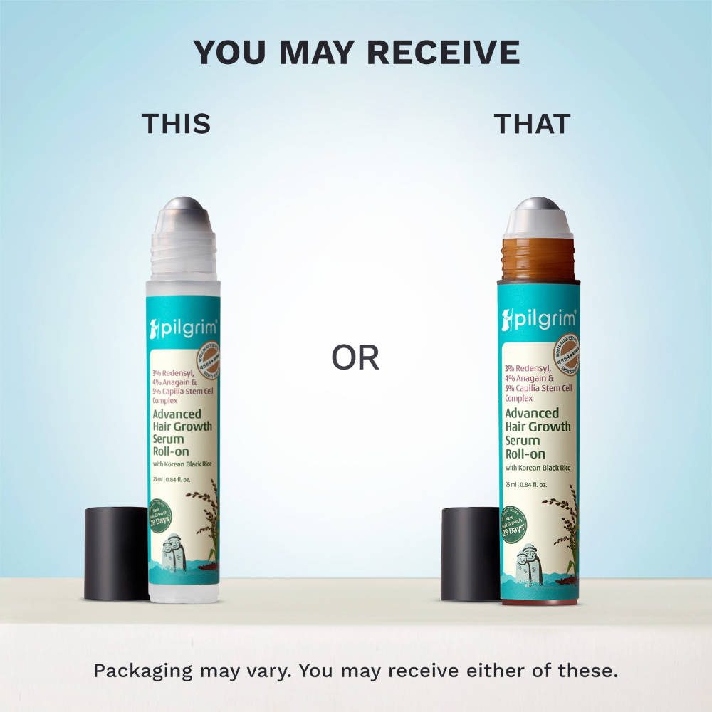 3% Redensyl & 4% Anagain Advance Hair Growth Serum Roll-On With Rosemary & Korean Black Rice | H85 - view 2