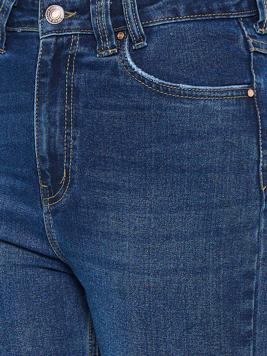 Straight Fit Mid Blue Jeans | ST23 - view 5