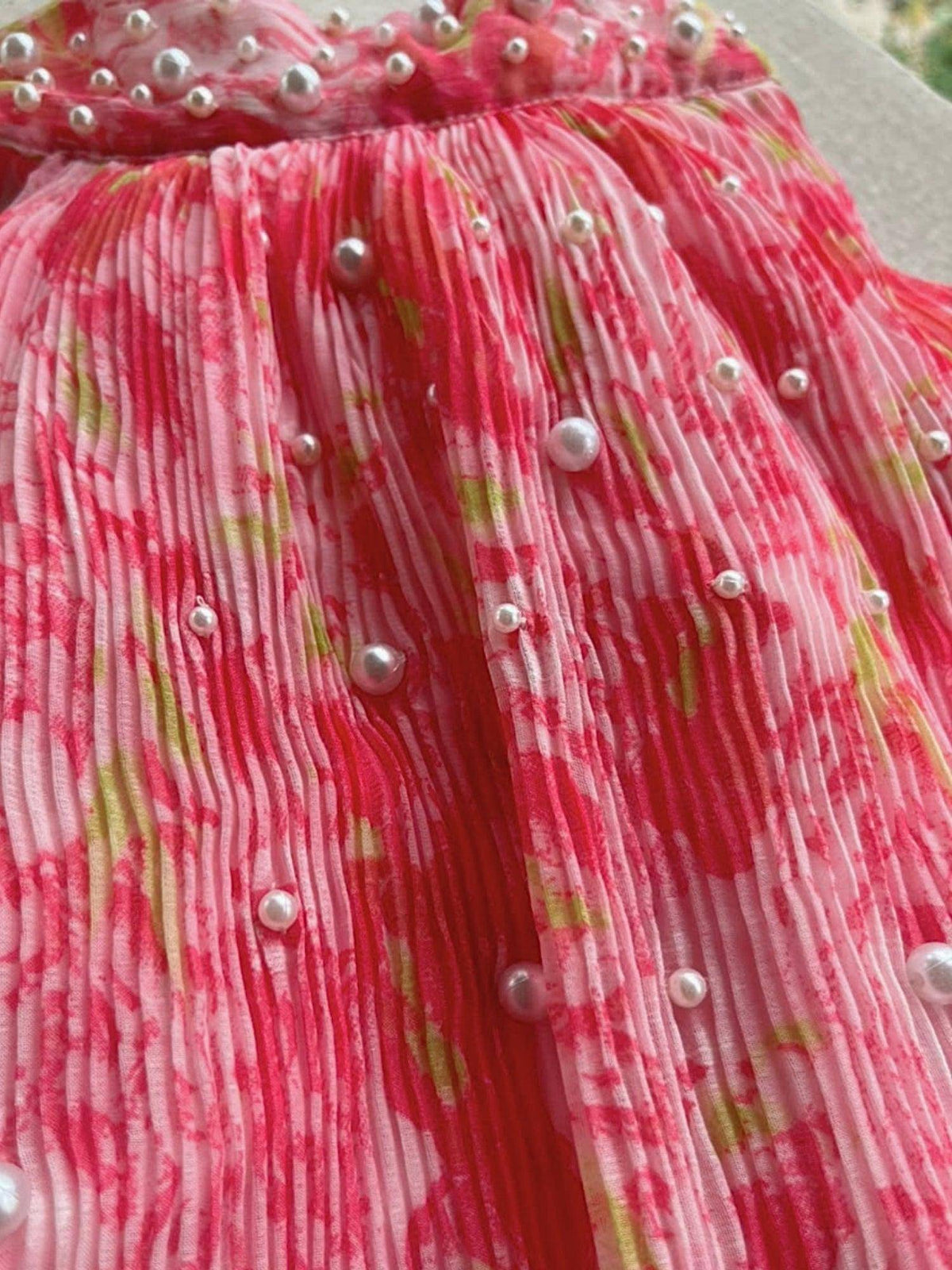 Pink Halter Tied Neck Top | HT67 - view 5