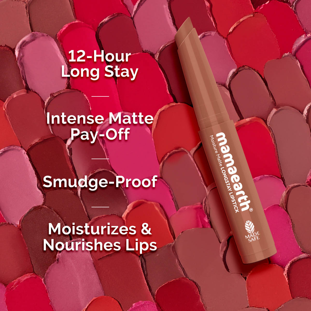 Moisture Matte Longstay Mini Lipstick with Avocado Oil & Vitamin E | L12 - view 3