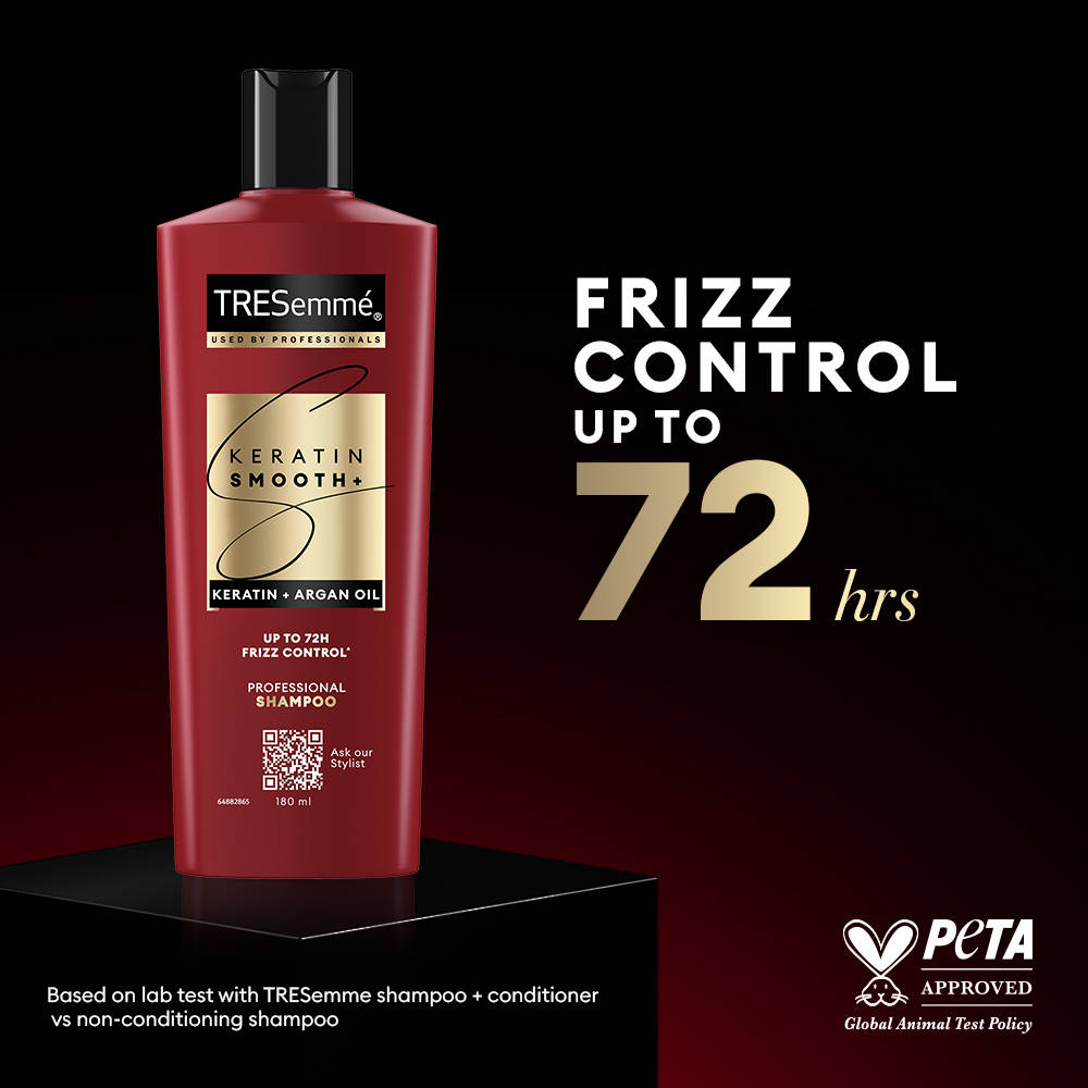 TRESemmé Keratin Smooth Anti-Frizz Shampoo with Keratin & Argan Oil for Dry, Frizzy Hair | H85 - view 3
