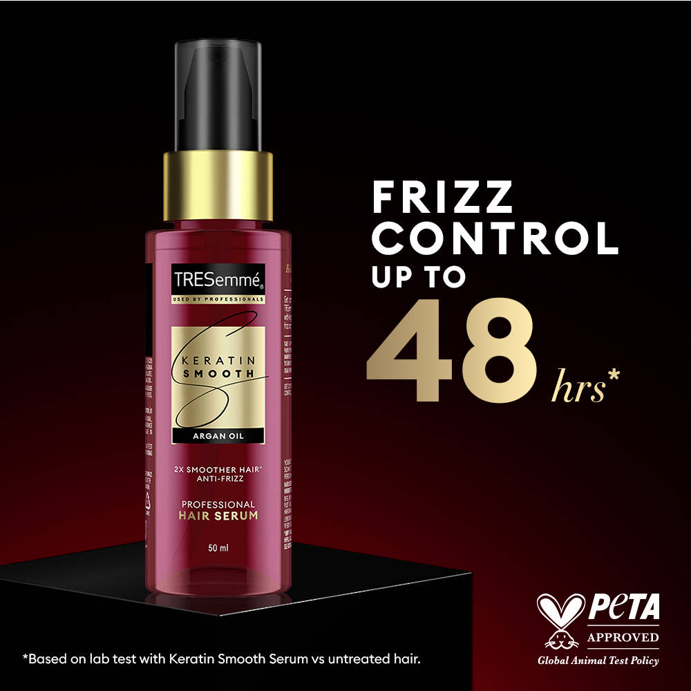 TRESemmé Keratin Smooth Anti-Frizz Hair Serum, Smoothens Dry & Frizzy Hair | H85 - view 2