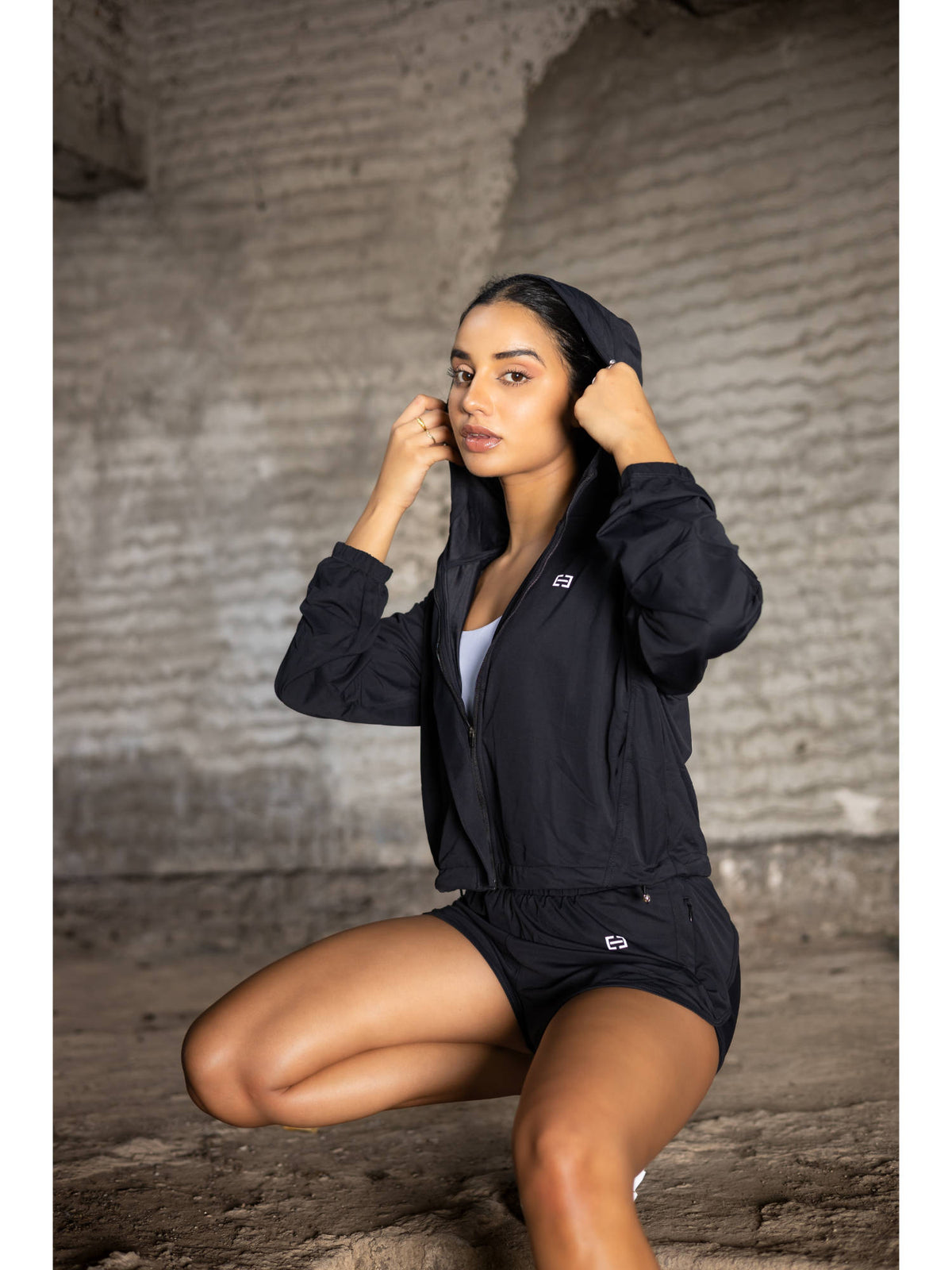 White Flex Fit Zipper Jacket | JK12 - view 7