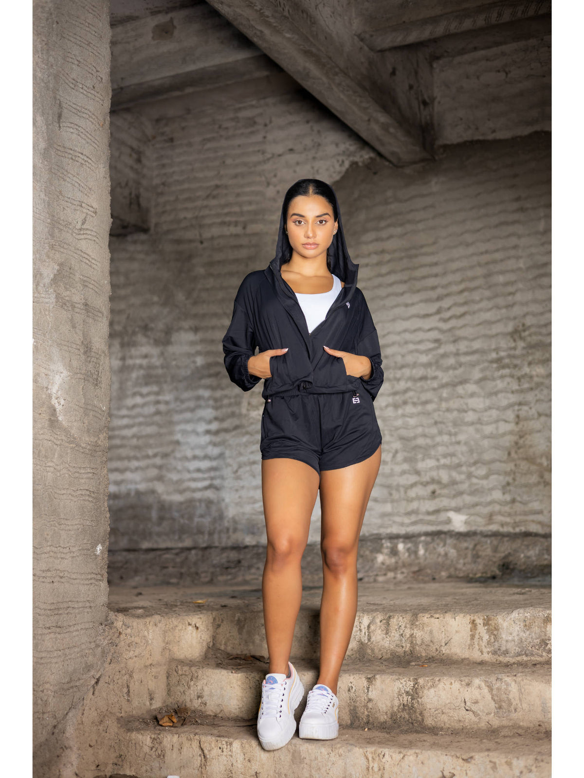 White Flex Fit Zipper Jacket | JK12 - view 9