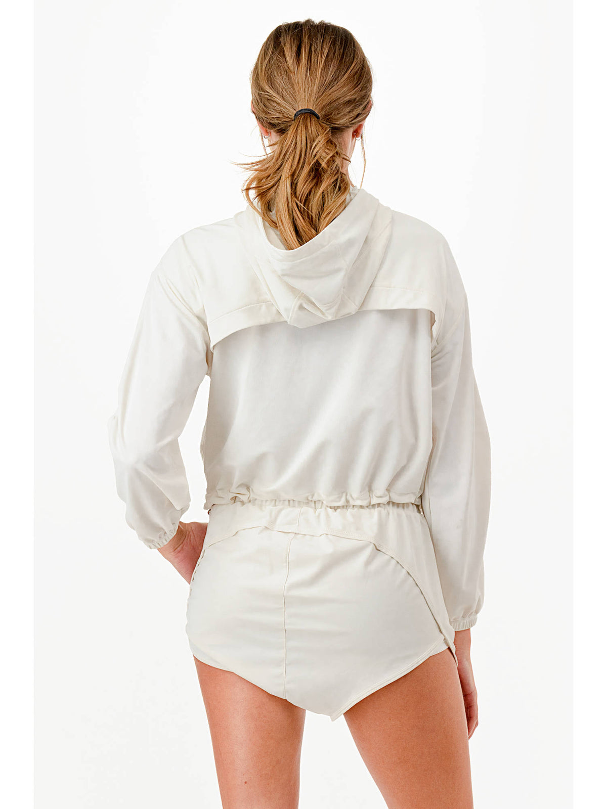 White Flex Fit Zipper Jacket | JK12 - view 2
