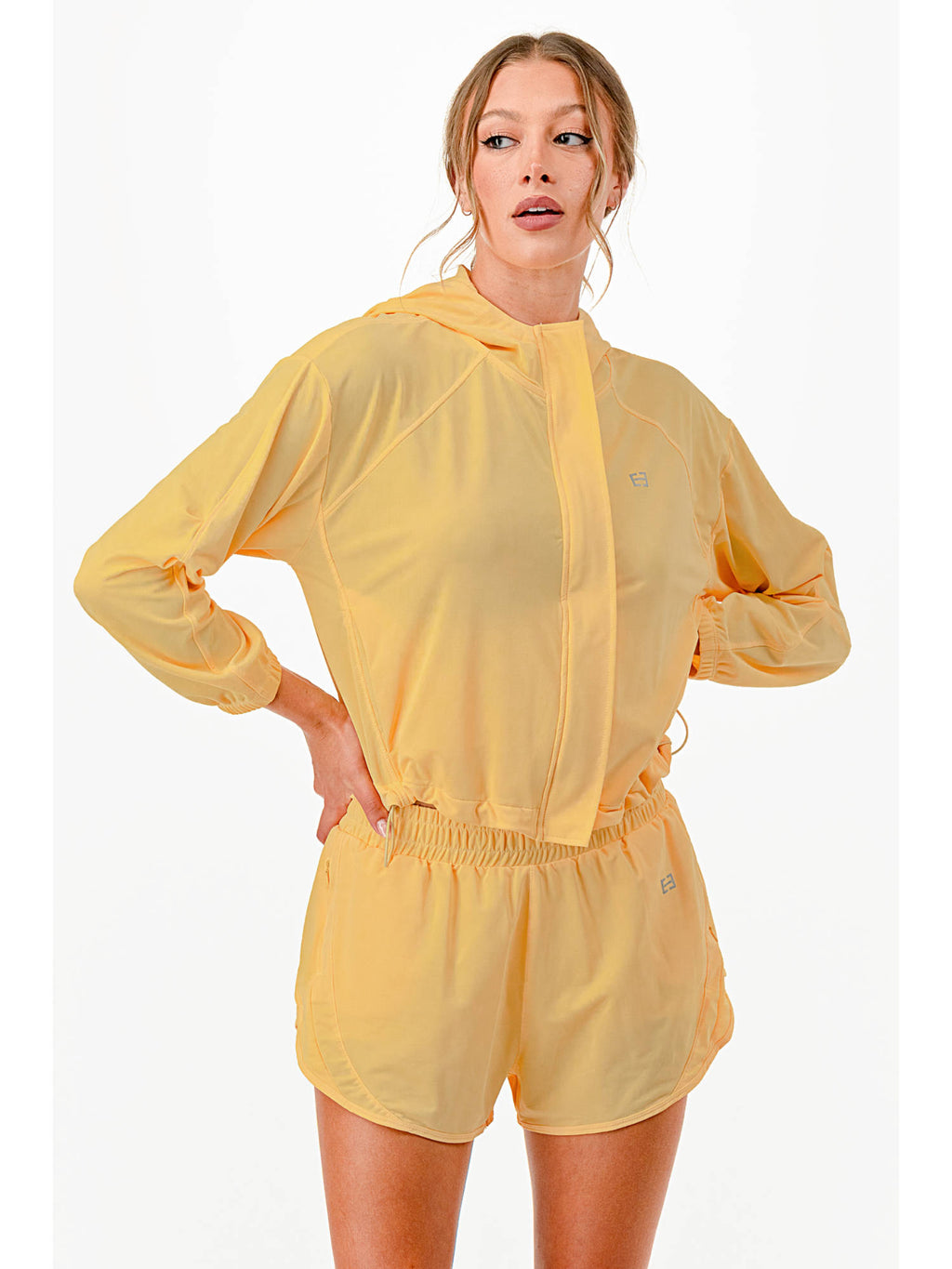 Yellow Flex Fit Zipper Jacket | JK12 - view 3