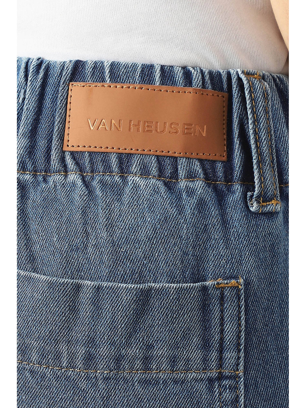 Women Blue Mid Wash Jeans | ST23 - view 6