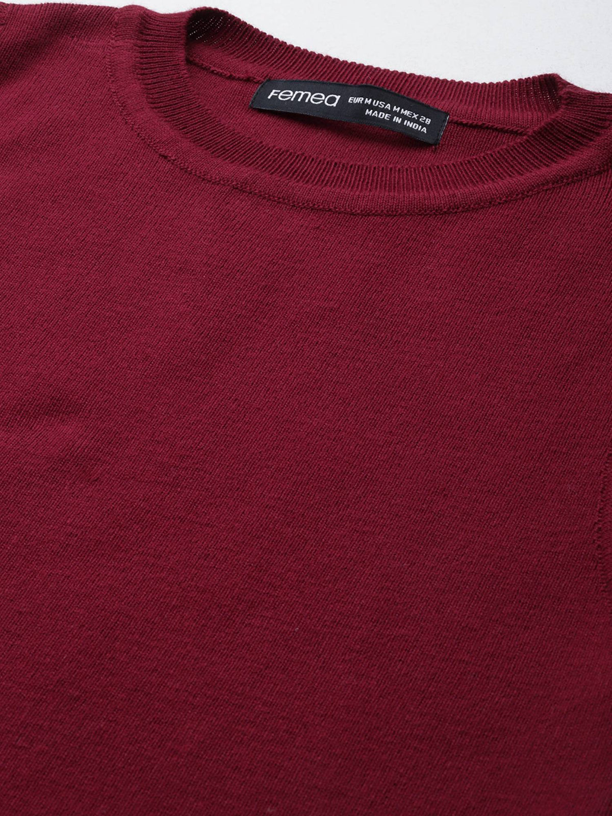 Rust Solid Cotton Crop Top | CT61 - view 7
