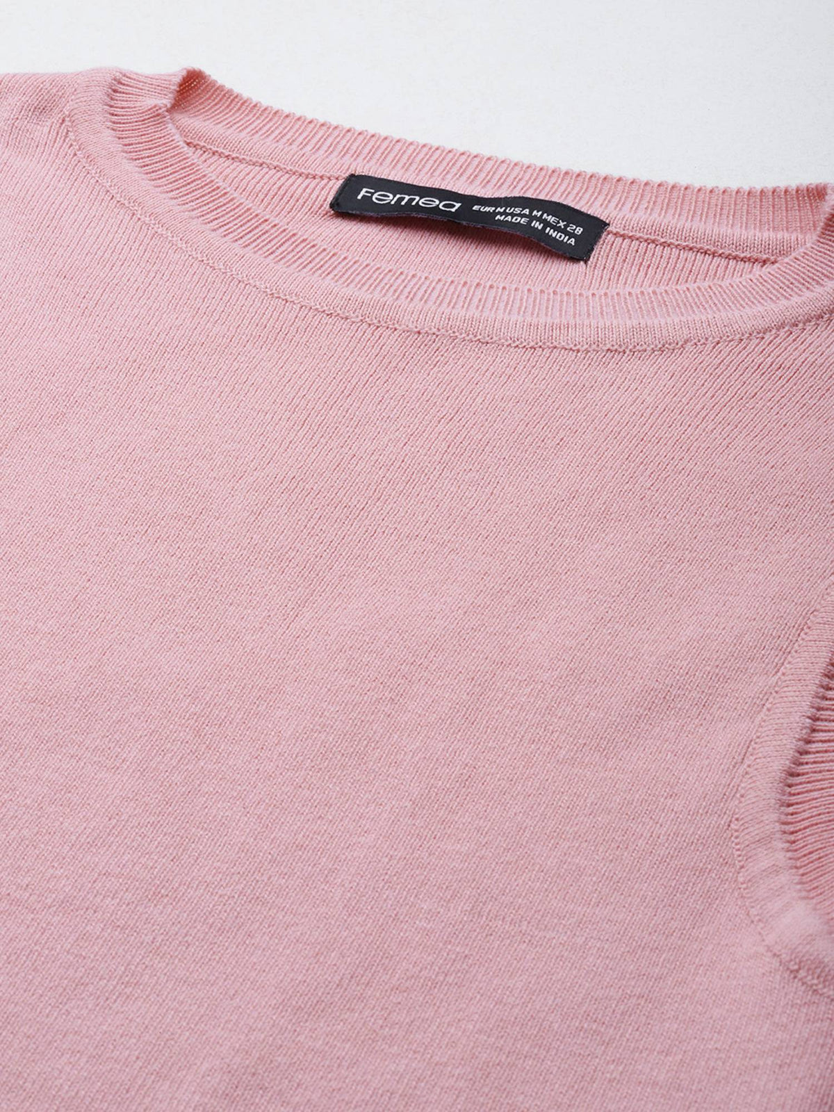 Rust Solid Cotton Crop Top | CT61 - view 12