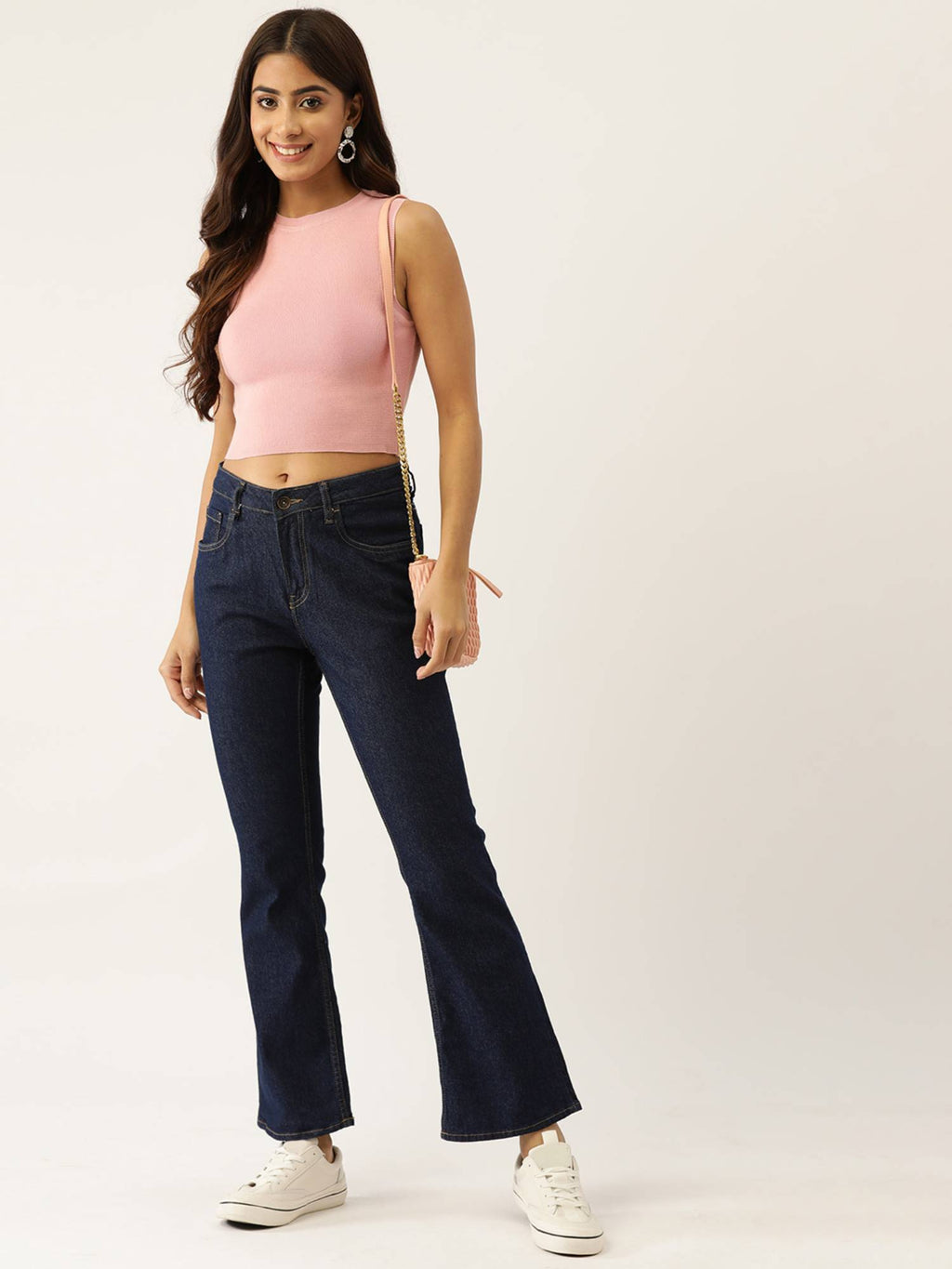 Maroon Solid Cotton Crop Top | CT61 - view 10