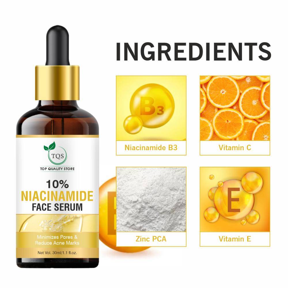 10% Niacinamide Face Serum With Zinc Fades Acne Marks & Dark Spots Control | Z8 - view 4