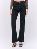 Black Boot Cut Denim Jeans | BT10 - view 1