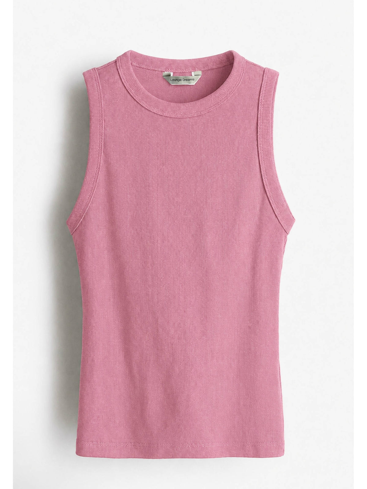 Pink Ribbed Vest Top | TT98 - view 7