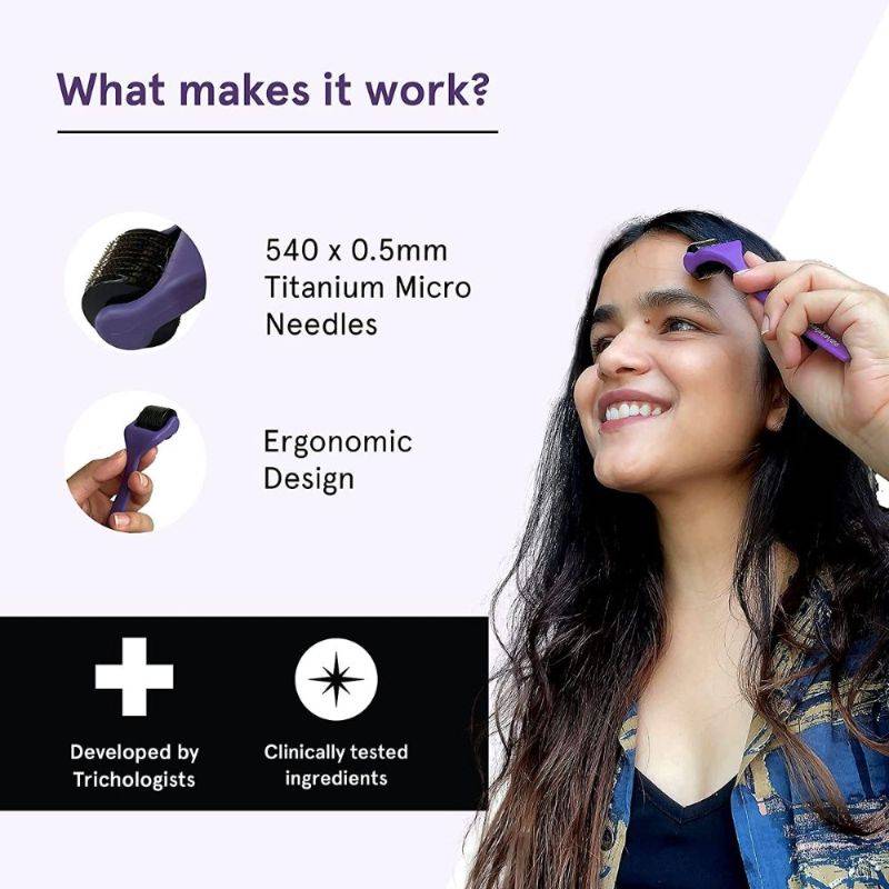 0.5mm Advance Derma Roller- Stimulates Hair Follicles (With 540 Micro Titanium Needles) | BWS9 - view 3