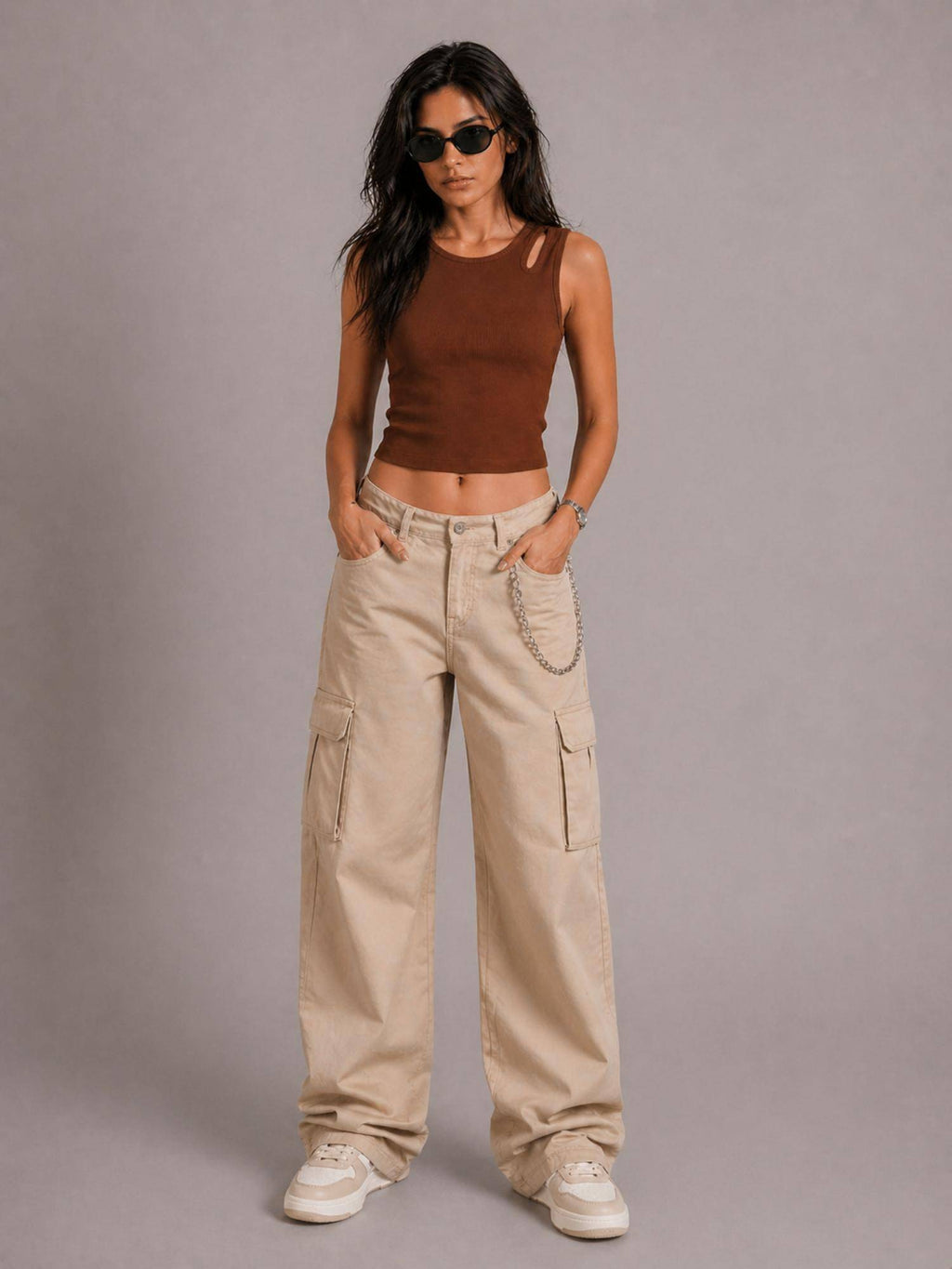 Solid Black Crop Top | CT61 - view 10