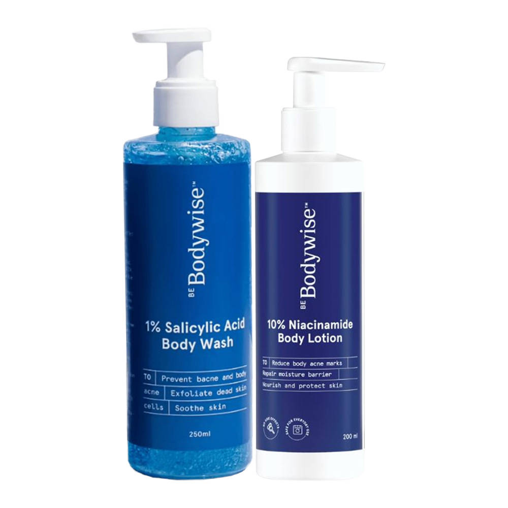 Back Acne Defense Kit - 1% Salicylic Acid Body Wash & 10% Niacinamide Body Lotion | BWS9 - view 1