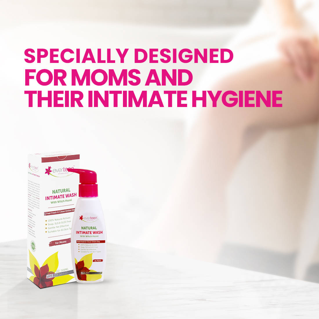 Combo: Chamomile Bikini Line Hair Remover Cream and Natural Intimate Wash | H02 - view 3