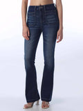 Women Solid Slim Fit High-Rise Navy Blue Jeans | ST23 - view 1