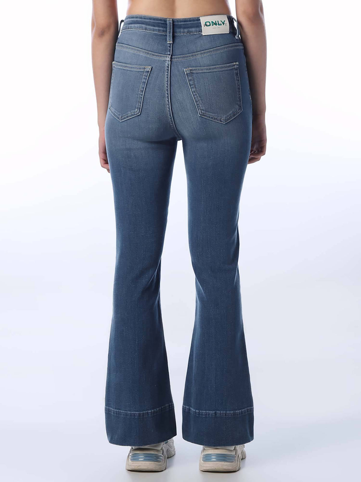 Women Solid Slim Fit High-Rise Blue Jeans | BT10 - view 5