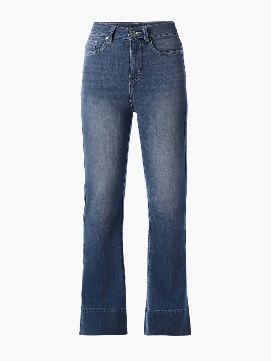 Women Solid Slim Fit High-Rise Blue Jeans | BT10 - view 6