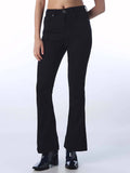 Women Solid Slim Fit High-Rise Black Jeans | BT10 - view 1