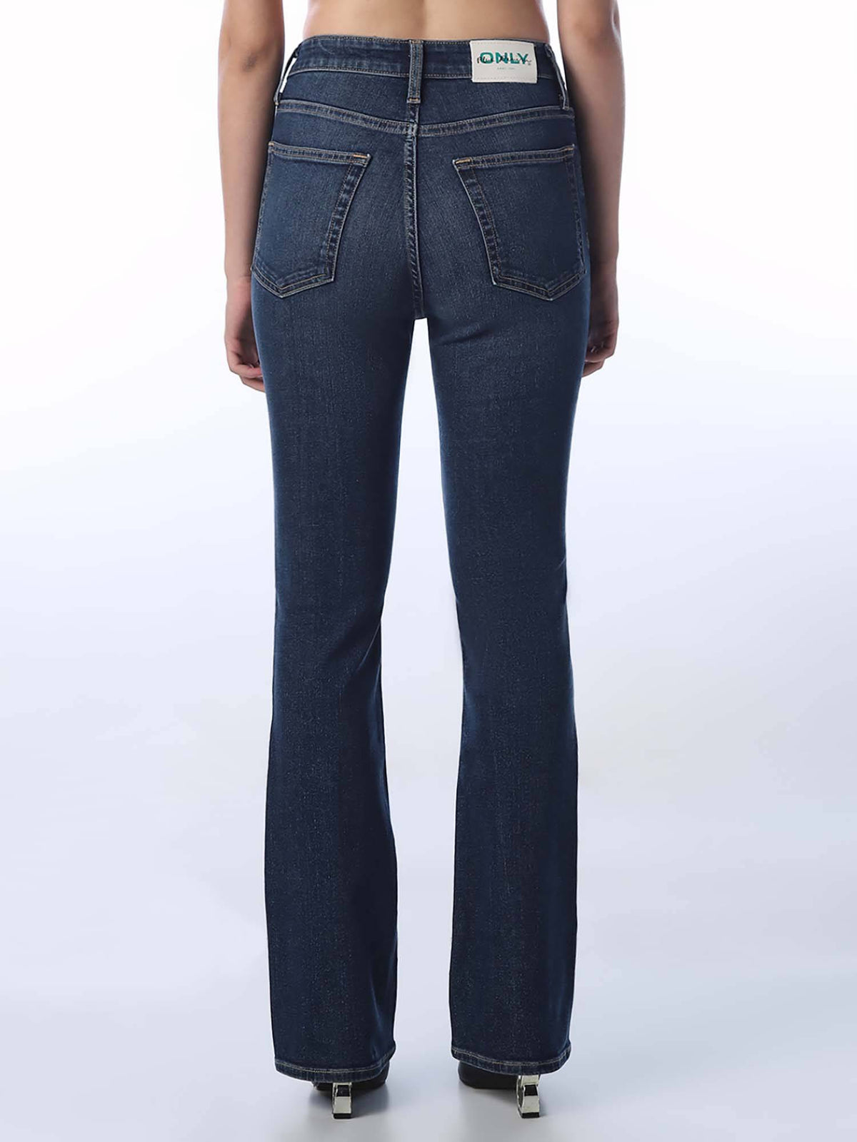 Women Solid Slim Fit High-Rise Blue Jeans | BG78 - view 5