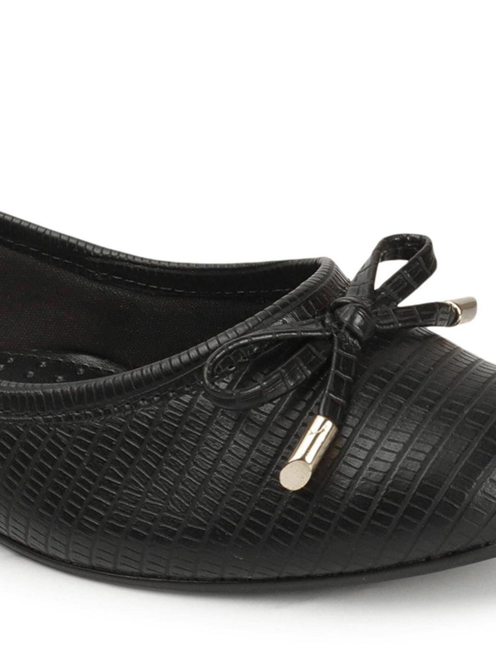 Nude Solid Round Toe Party Ballerinas | F61 - view 12