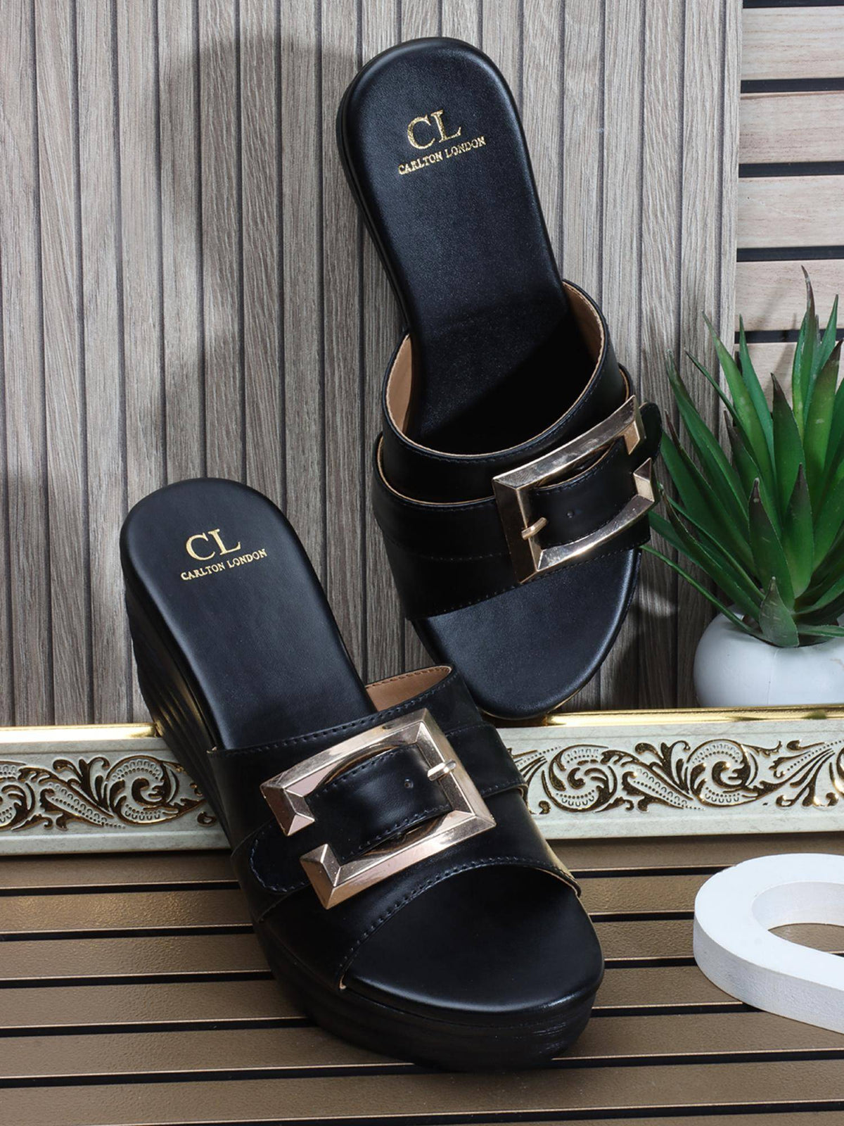 White Solid Heel Party Wear Women Wedges | H78 - view 11