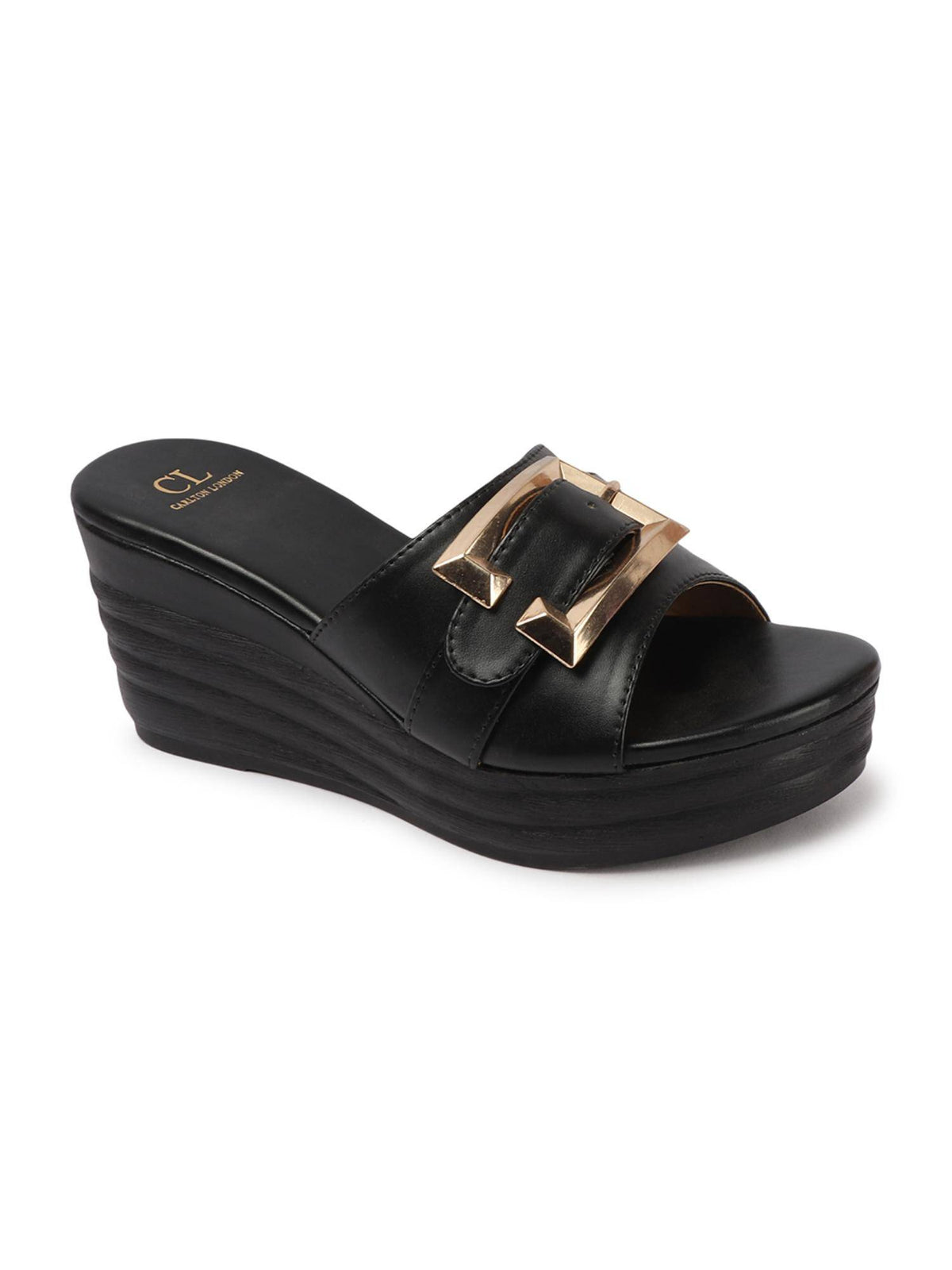 White Solid Heel Party Wear Women Wedges | H78 - view 12